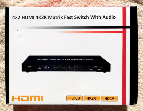 4x2 hdmi matrix fast - switch, 4